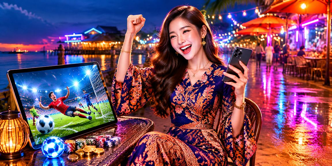 Proses deposit dalam talian dengan motif batik Malaysia untuk promosi y12