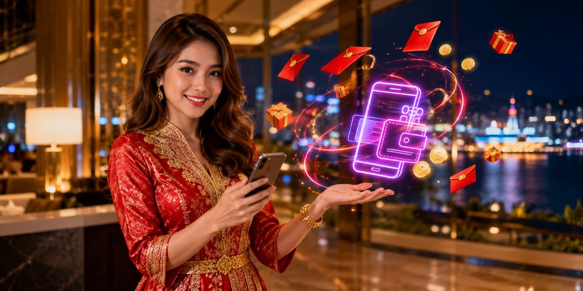 Sampul merah bonus Malaysia gaya Melayu untuk promosi perayaan y12